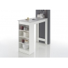 Baarilaud MOJITO valge / hall, 115x50xH103 cm