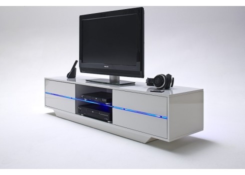 Tv-alus BLUES valge, 160x40xH36 cm, LED