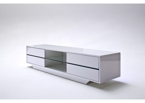 Tv-alus BLUES valge, 160x40xH36 cm, LED