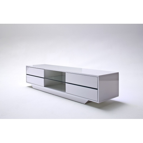 Tv-alus BLUES valge, 160x40xH36 cm, LED