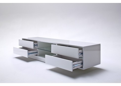 Tv-alus BLUES valge, 160x40xH36 cm, LED