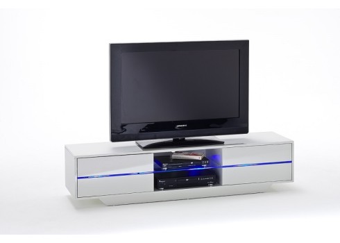 Tv-alus BLUES valge, 160x40xH36 cm, LED