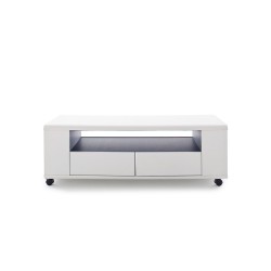 Tv-alus CHELSEA valge / antratsiit, 119x43xH46 cm