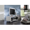Tv-alus JEFF valge / must, 79x39xH35 cm