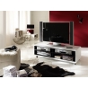 Tv-alus JEFF valge / must, 120x39xH35 cm