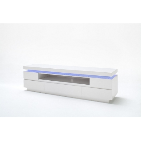 Tv-alus OCEAN valge, 175x40xH49, LED