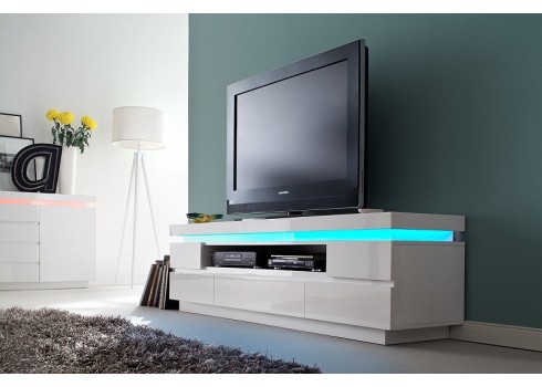 Tv-alus OCEAN valge, 175x40xH49, LED