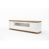 Tv-alus CHIARO valge / tamm, 202x40xH54 cm