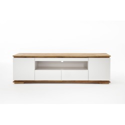 Tv-alus CHIARO valge / tamm, 202x40xH54 cm