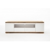Tv-alus CHIARO valge / tamm, 202x40xH54 cm