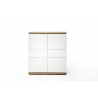 Kapp CHIARO valge / tamm, 102x40xH115 cm