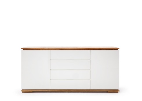 Kummut CHIARO valge / tamm, 172x40xH81 cm