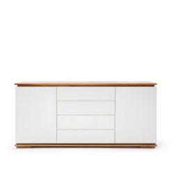 Kummut CHIARO valge / tamm, 172x40xH81 cm