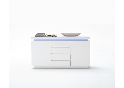 Kummut OCEAN valge läige, 150x40xH81 cm