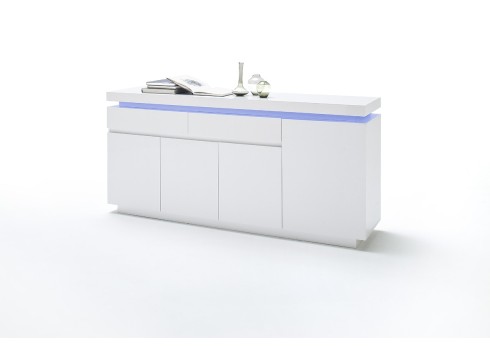 Kummut OCEAN valge läige, 175x40xH81 cm