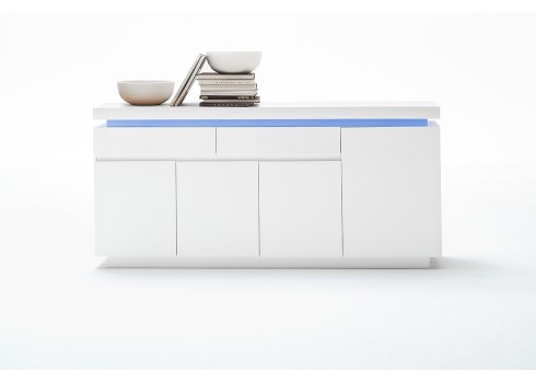 Kummut OCEAN valge läige, 175x40xH81 cm