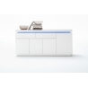 Kummut OCEAN valge läige, 175x40xH81 cm