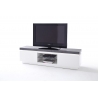 Tv-alus ATLANTA valge / hall, 175x40xH48 cm, LED