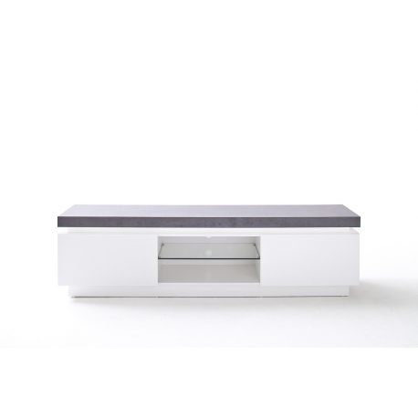 Tv-alus ATLANTA valge / hall, 175x40xH48 cm, LED Tv-alus ATLANTA valge / hall, 175x40xH48 cm, LED
