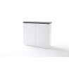 Kummut ATLANTA valge / hall, 120x40xH113 cm, LED