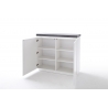 Kummut ATLANTA valge / hall, 120x40xH113 cm, LED