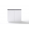 Kummut ATLANTA valge / hall, 120x40xH113 cm, LED