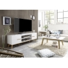 Tv-alus CERVO valge / tamm, 169x40xH56 cm