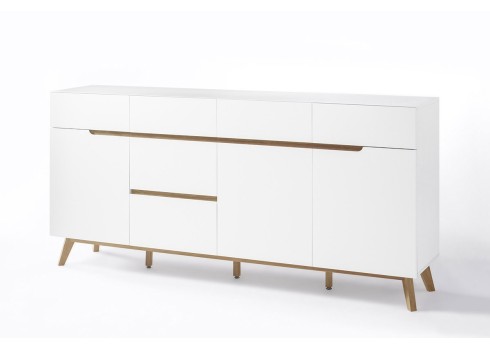 Kummut CERVO valge / tamm 193x40xH95 cm