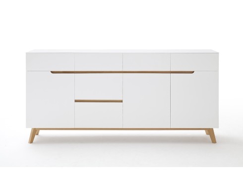 Kummut CERVO valge / tamm 193x40xH95 cm