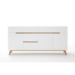 Kummut CERVO valge / tamm 193x40xH95 cm