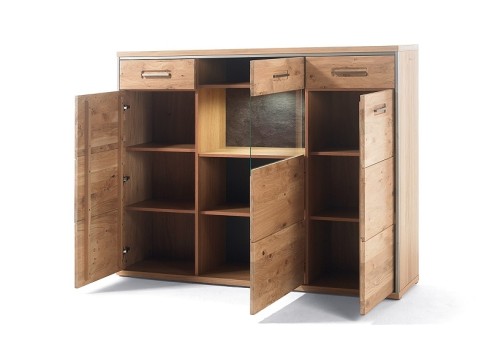 Kummut ESPERO tamm, 154x39xH121 cm