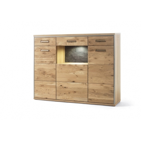 Kummut ESPERO tamm, 154x39xH121 cm