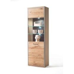 Vitriinkapp ESPERO tamm, 64x39xH201 cm
