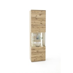 Vitriinkapp SANTORI tamm, 60x37xH208 cm