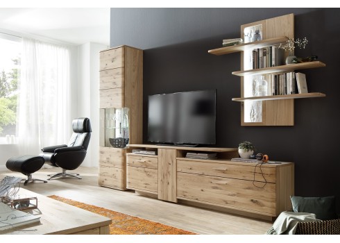 Vitriinkapp SANTORI tamm, 60x37xH208 cm