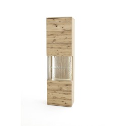Vitriinkapp SANTORI tamm, 60x37xH208 cm