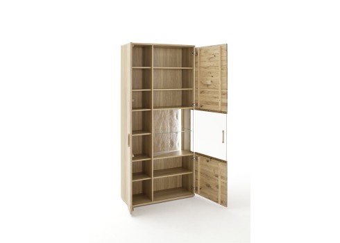 Vitriinkapp SANTORI tamm, 90x37xH208 cm