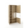 Vitriinkapp SANTORI tamm, 90x37xH208 cm