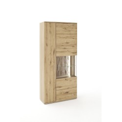 Vitriinkapp SANTORI tamm, 90x37xH208 cm