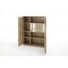 Kapp SANTORI tamm, 90x37xH122 cm