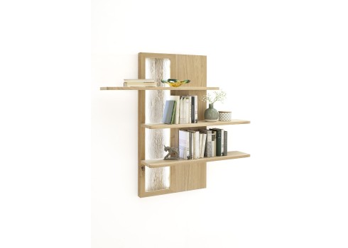 Seinariiul SANTORI tamm, 121x26xH115 cm