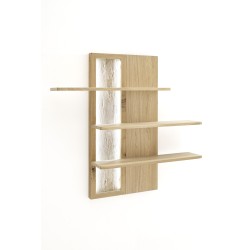 Seinariiul SANTORI tamm, 121x26xH115 cm