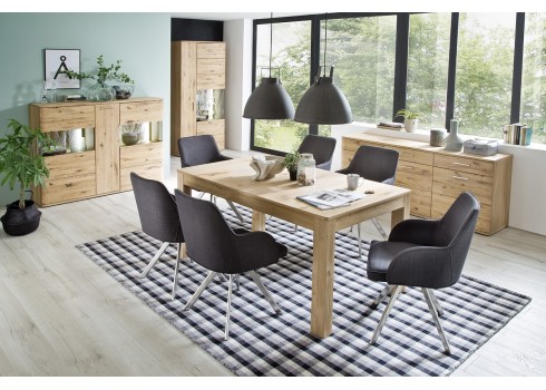 Söögilaud SANTORI tamm, 160(260)x90xH77 cm