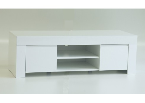 Tv-alus AMALFI valge läikega, 190x50xH45 cm