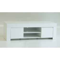 Tv-alus AMALFI valge läikega, 190x50xH45 cm