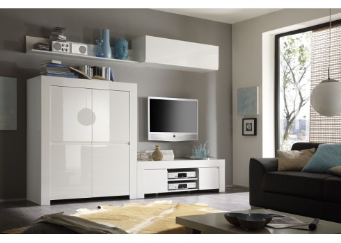 Kapp AMALFI valge läikega, 120x50xH140 cm