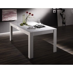 Laud AMALFI valge läikega, 180x90xH76 cm