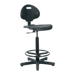 Kõrge töötool NARGO 71x71xH89-120cm, must