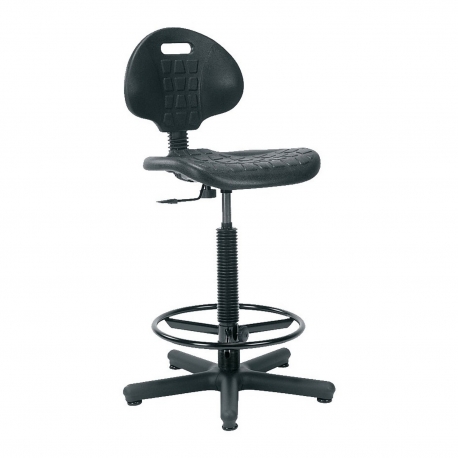 Kõrge töötool NARGO 71x71xH89-120cm, must