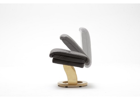 Tugitool järiga CALGARY pruun / tamm, 90x166xH80 cm